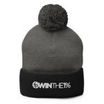 Load image into Gallery viewer, Win The 1% Pom-Pom Beanie
