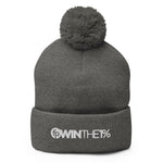 Load image into Gallery viewer, Win The 1% Pom-Pom Beanie
