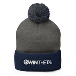 Load image into Gallery viewer, Win The 1% Pom-Pom Beanie
