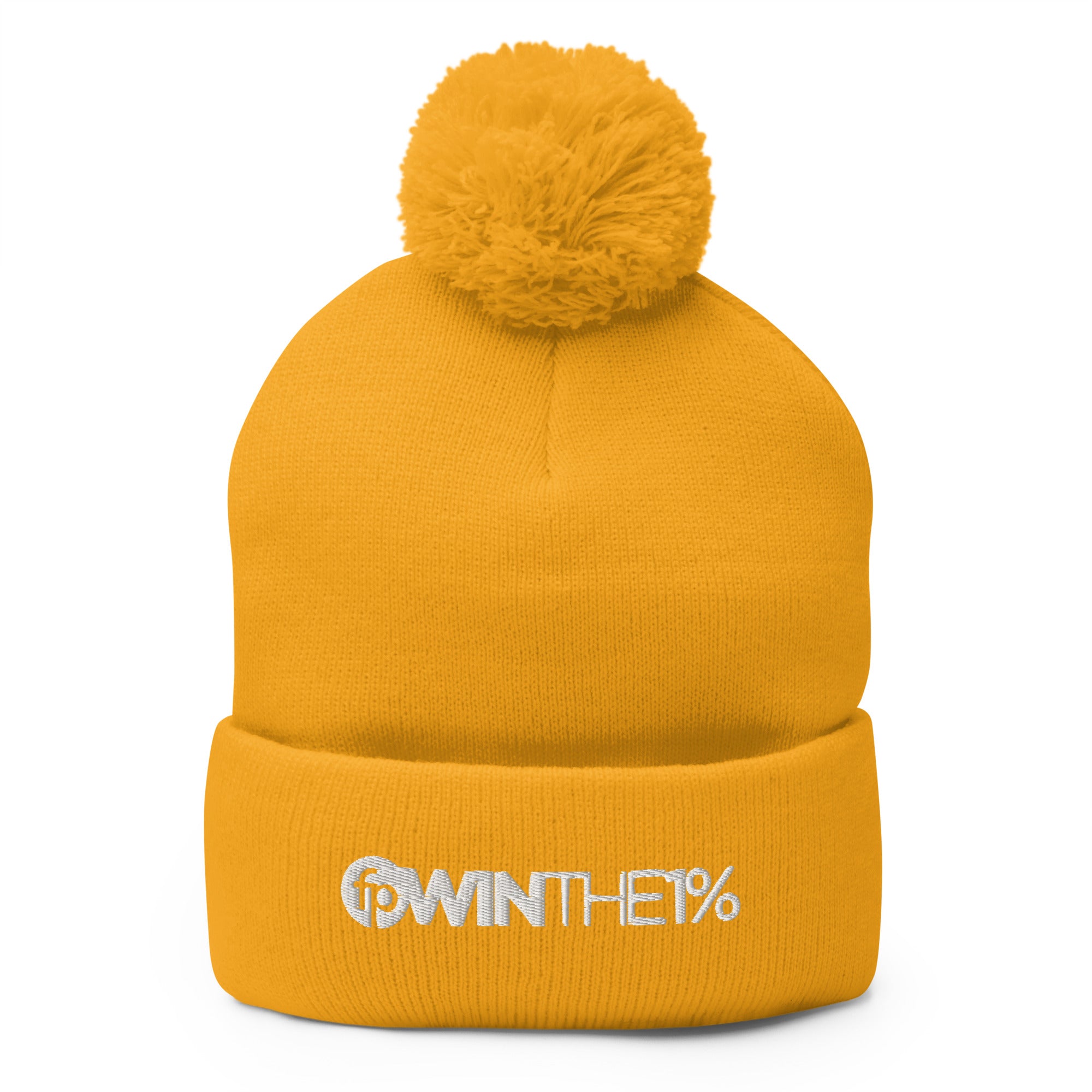 Win The 1% Pom-Pom Beanie