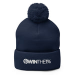 Load image into Gallery viewer, Win The 1% Pom-Pom Beanie
