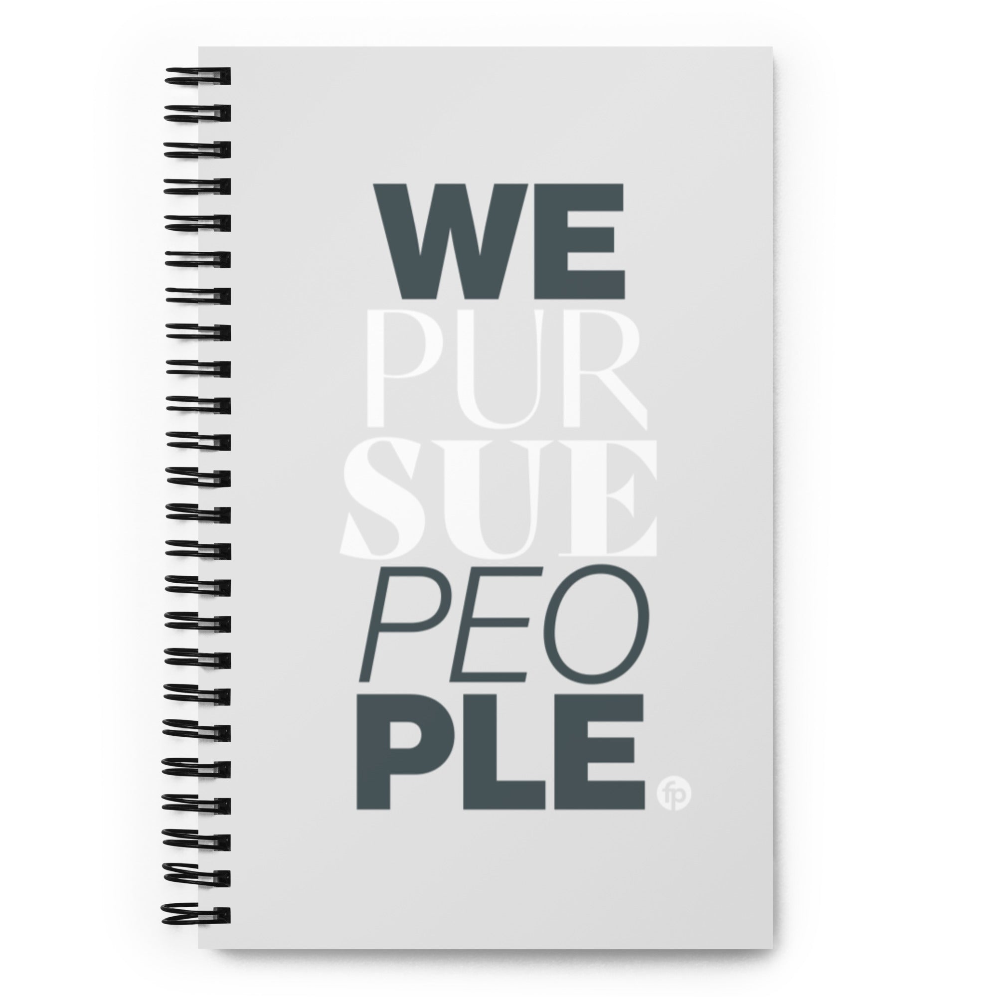 We Pursue People Spiral notebook