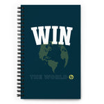 Load image into Gallery viewer, Win The World Spiral notebook
