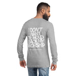 Load image into Gallery viewer, We Don&#39;t Hold Back Our Worship Unisex Long Sleeve Tee
