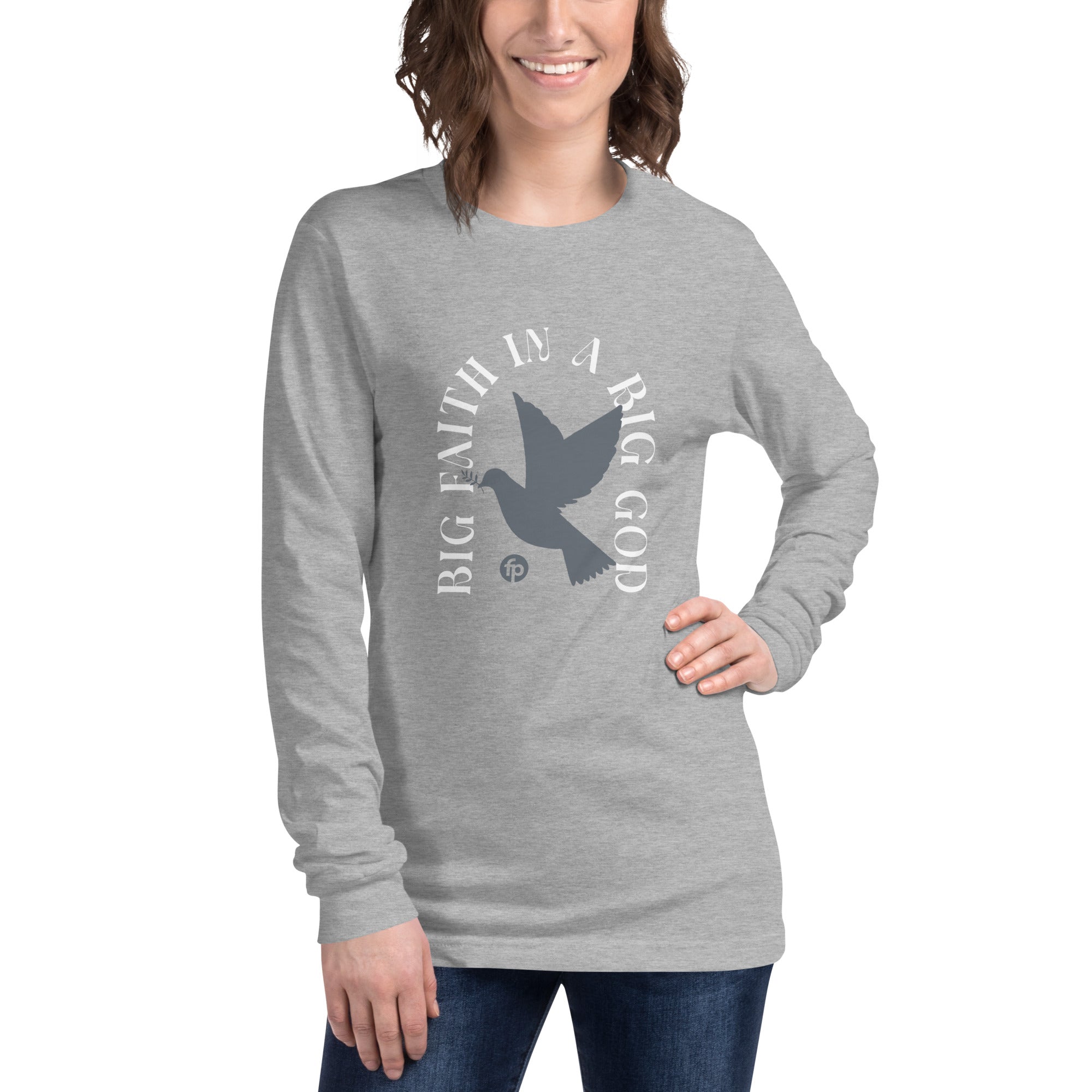 Unisex Big Faith Long Sleeve Tee