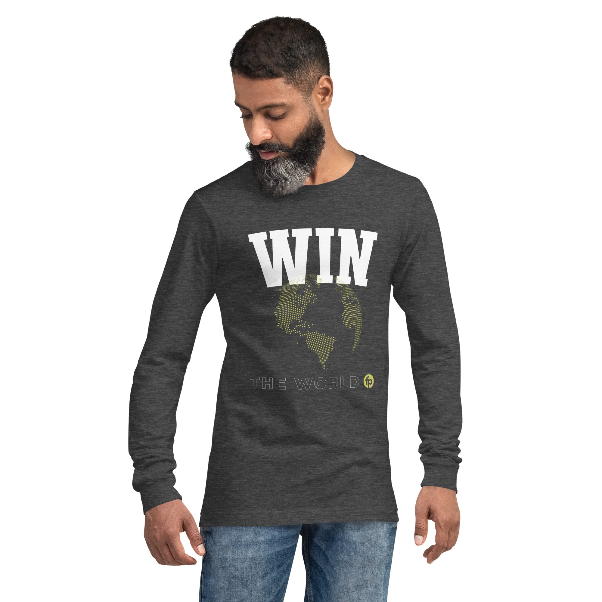 Win The World Unisex Long Sleeve Tee