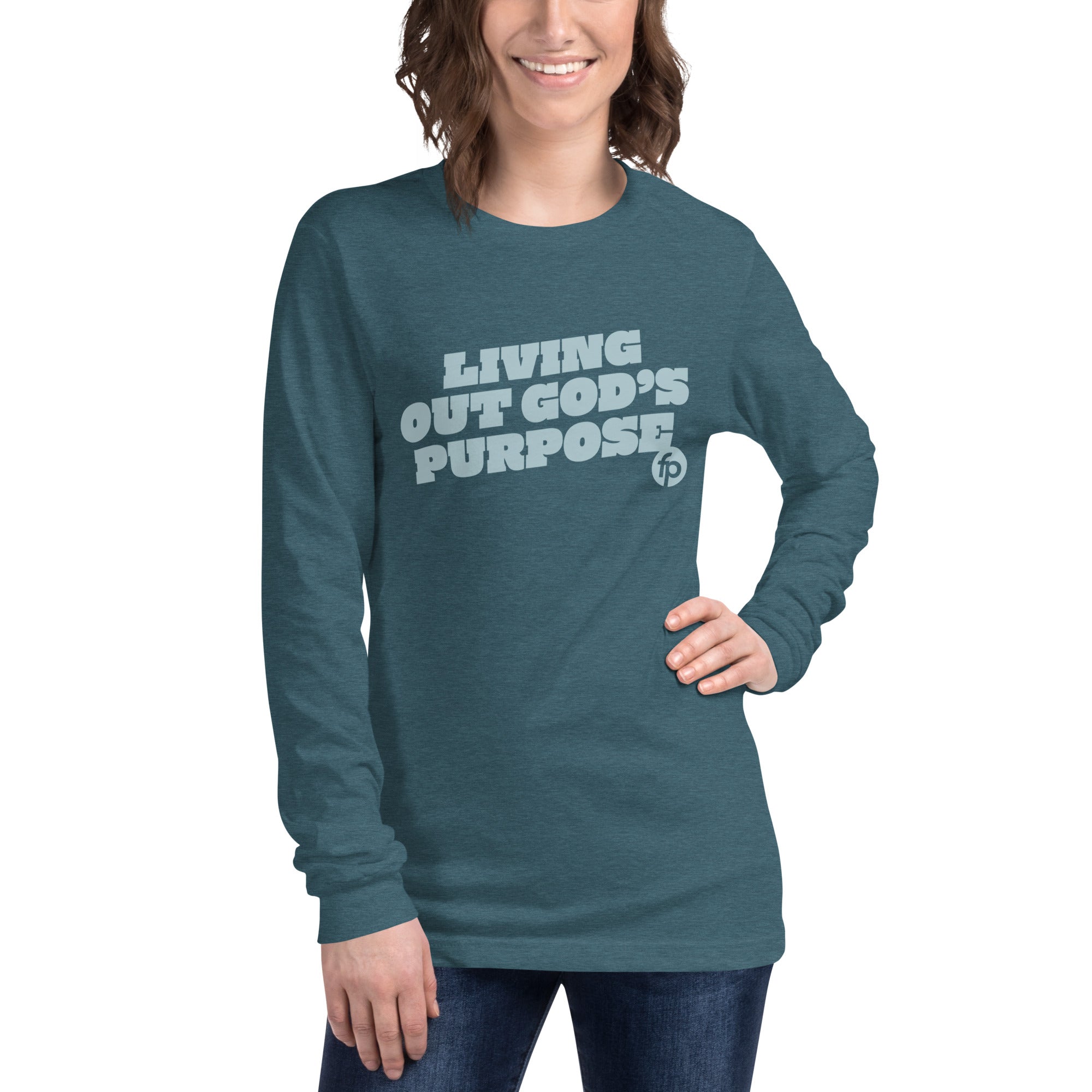 Unisex Discover Purpose Long Sleeve Tee