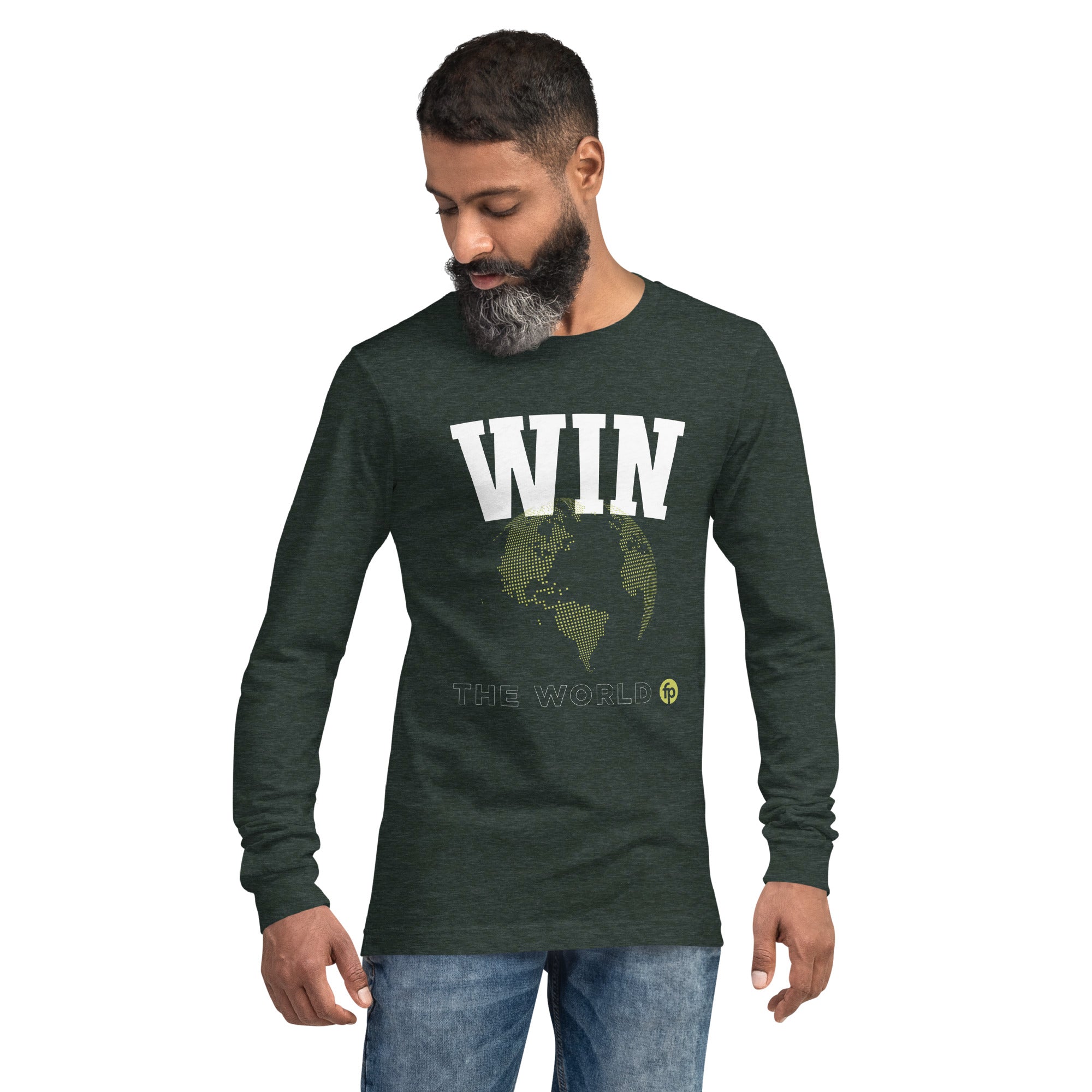 Win The World Unisex Long Sleeve Tee