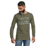 Load image into Gallery viewer, Living From God&#39;s Love Unisex Long Sleeve Tee
