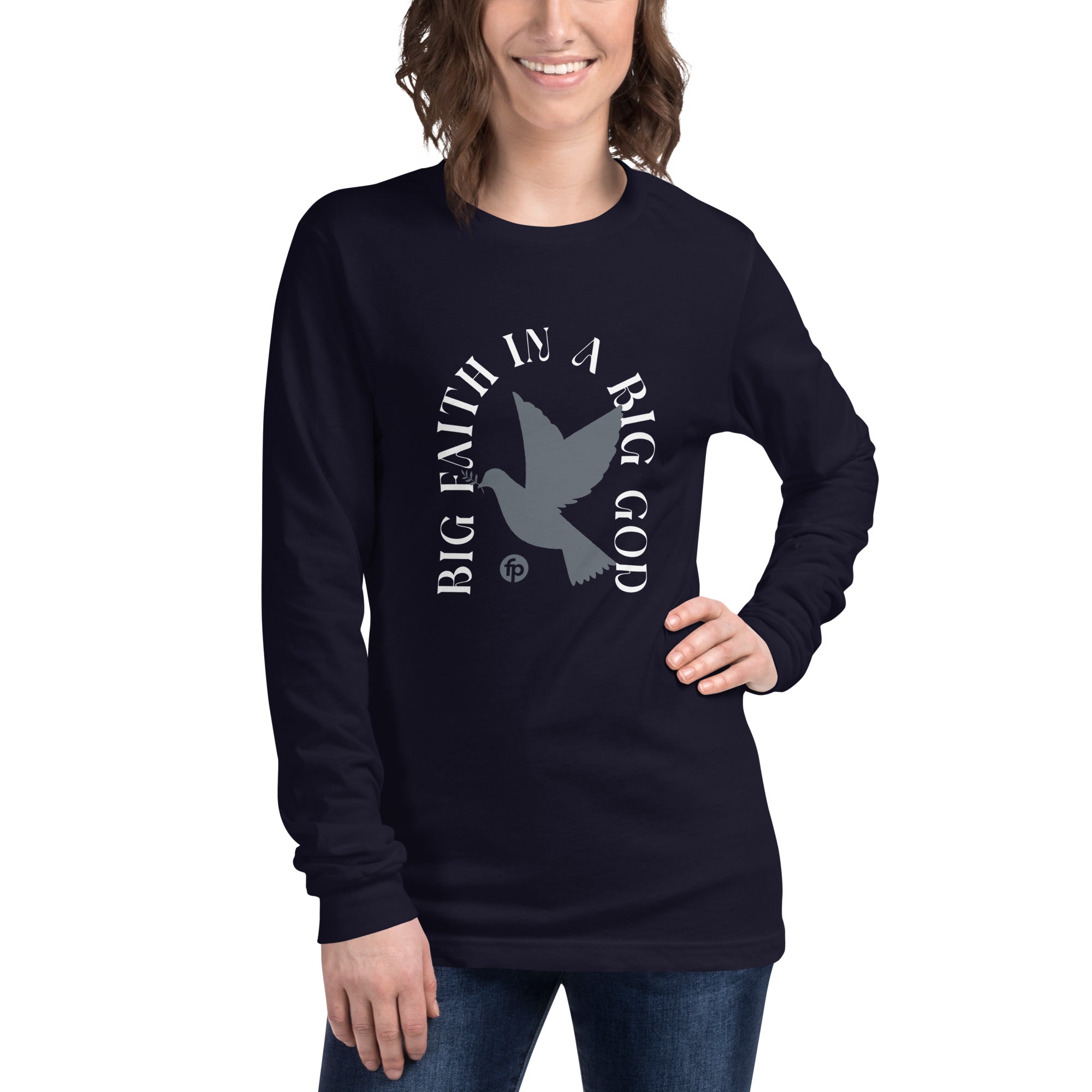 Unisex Big Faith Long Sleeve Tee