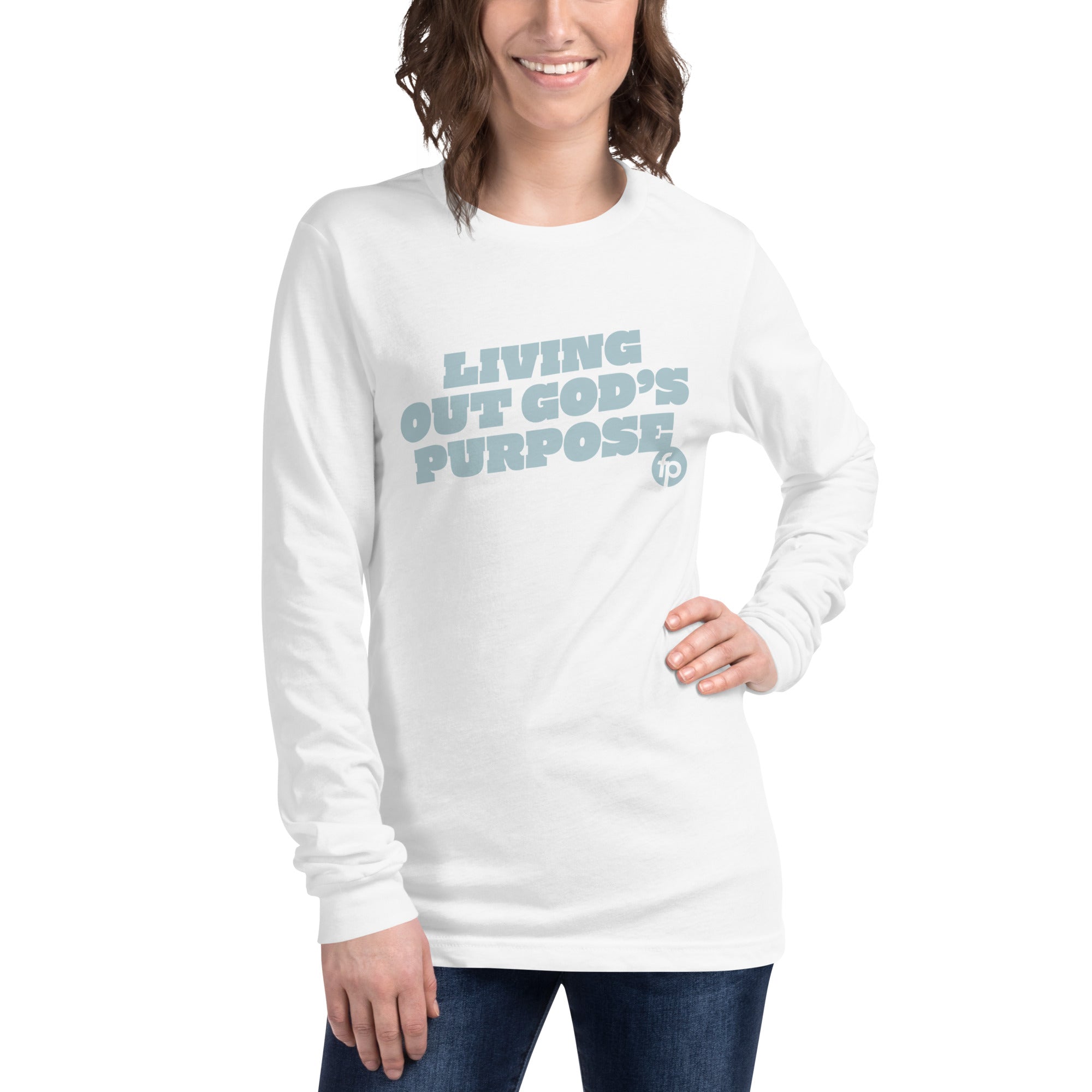 Unisex Discover Purpose Long Sleeve Tee